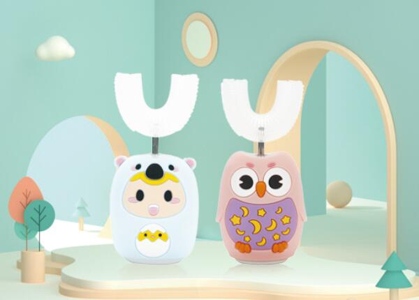 刷博士?jī)和妱?dòng)牙刷U型防塵，給孩子更好的口腔保健